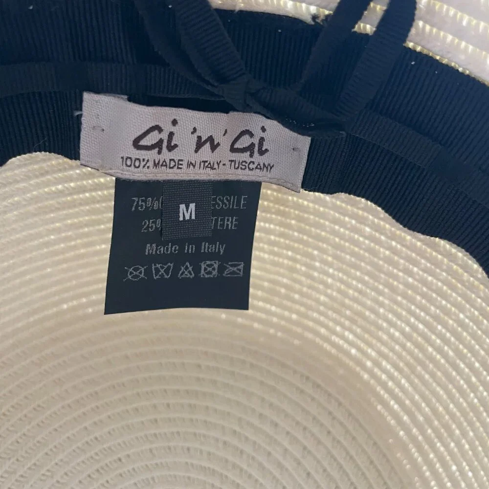 Made in Italy! Straw Bucket Hat - Picture 5 of 5